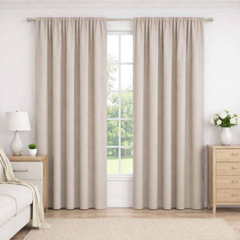Cortinas 100% Blackout Taupe – Privacidad Total - 270x220cm