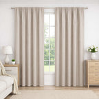 Cortinas 100% Blackout Taupe – Privacidad Total - 270x220cm